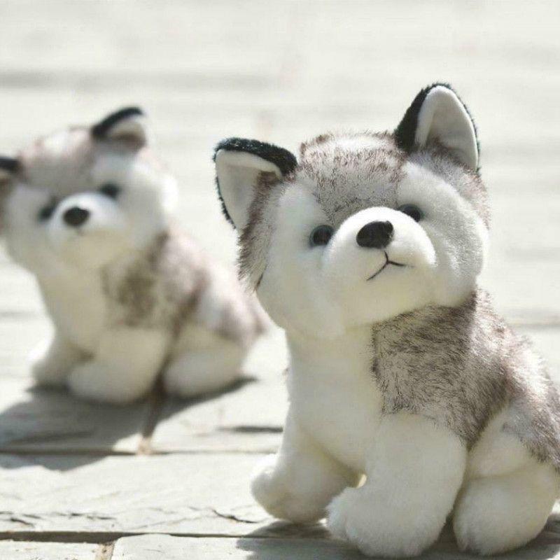 Plush Doll Husky Soft Toy Stuffed Animal Cute Dog Christmas Baby Kids Hot Toy