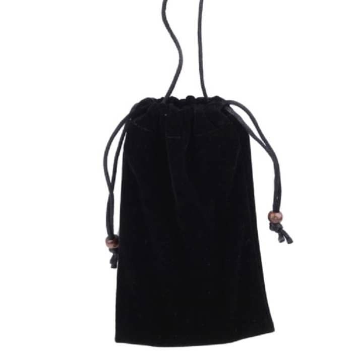 Pour KONROW STAR 5 (2022) Étui Housse avec Boucle et Corde de Collier Tissu Flanelle Doux - Noir