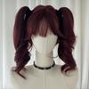 Sztuczne Peruki Harajuku z Grzywką Halloween Cosplay Lolita Peruki Długie Kręcone Falowane Włosy Kobiety