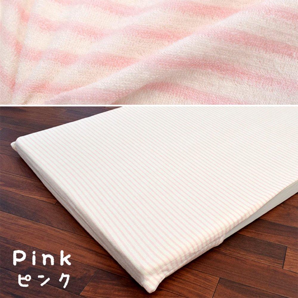 Nishikawa Baby-Laken für Futon Stretch (Doppelpack) Matratzen, Pink, 100% Baumwolle, Schlingenteppich, 70x120cm, Zeitsparend [Produkt]