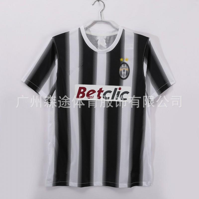 Vintage Football Jersey Short Sleeve Retro Soccer Shirt Men AC Milan Inter Roma Juventus