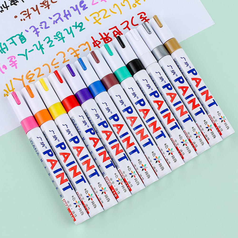Permanent Universal Öl Lack Markier Stift für Gummi Glas Metall Reifen Bin Permanent Universal Öl Lack Markier Stift für Gummi Glas Metall Reifen Bin