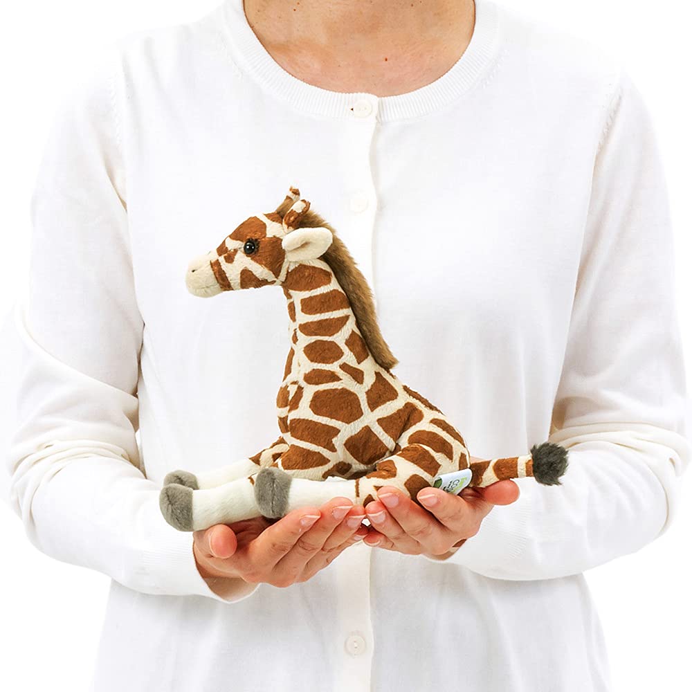 Calorata Giraffe Plush Toy (Sitting SeriesSoft Touch) Realistic Animal Toy Doll Gift Present Birthday (Twice Tested)  Christmas Present