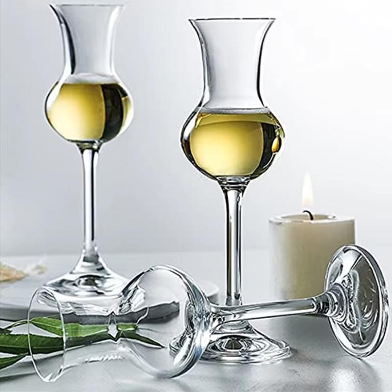 Crystal Whisky Wine Cup Goblet Nosing Glass Rum Liqueur Smell Tasting Glass Brandy Tulip Party Wedding Champagne Glasses