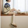 [Banana Sisters] Meli Daily Soft Fit Label Point Knee Socks 5 Colors