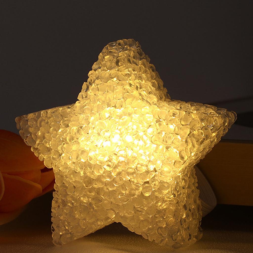 Handheld Star Shape Light Acrylic Battery Powered Soft Glow Concert Star Lamp for Chorus Decor