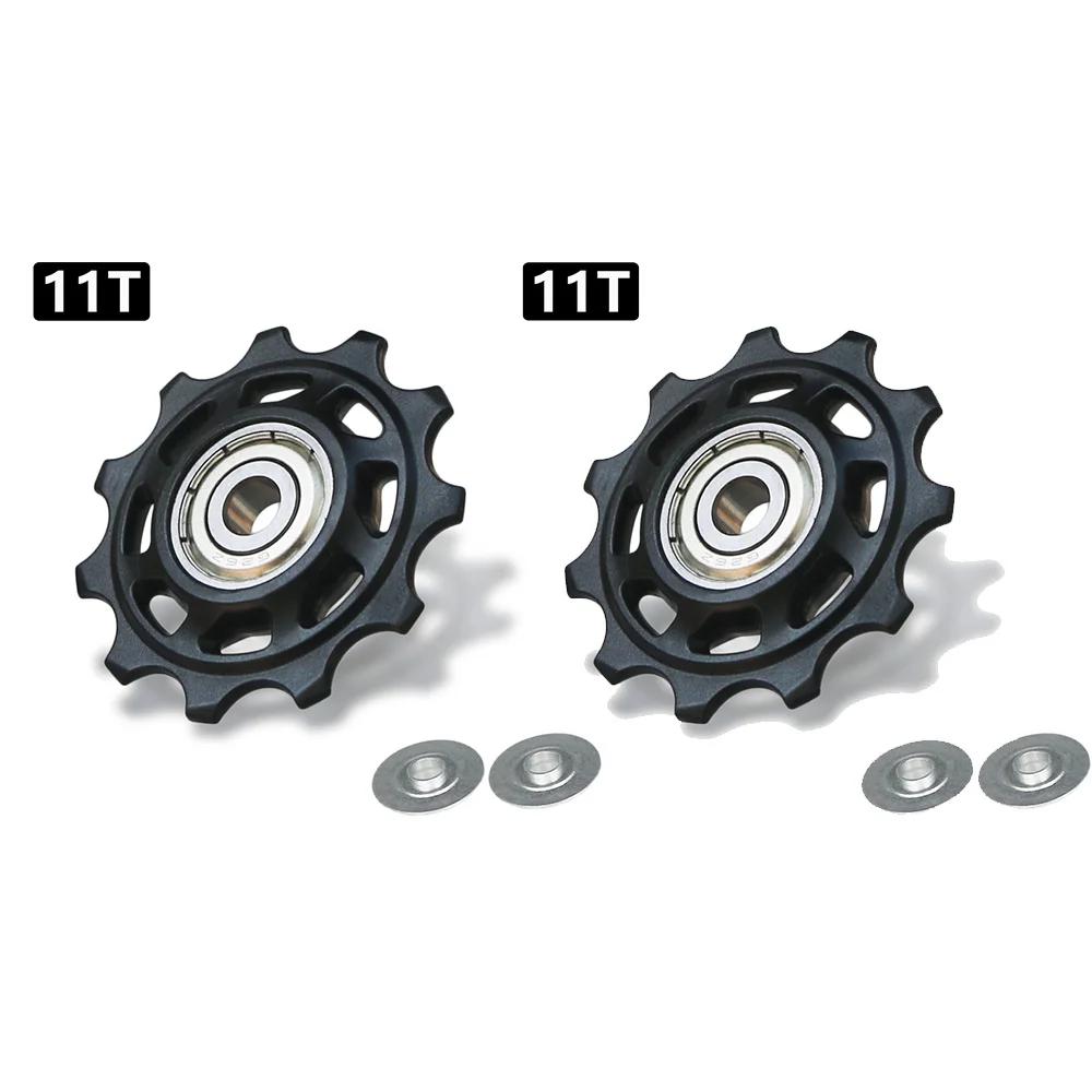 11T 12T 13T 14T Bearing MTB Bicycle Rear Guide Wheel Road Bike Jockey Rear Derailleur Pulley Roller for Shimano Sram Repair Kit