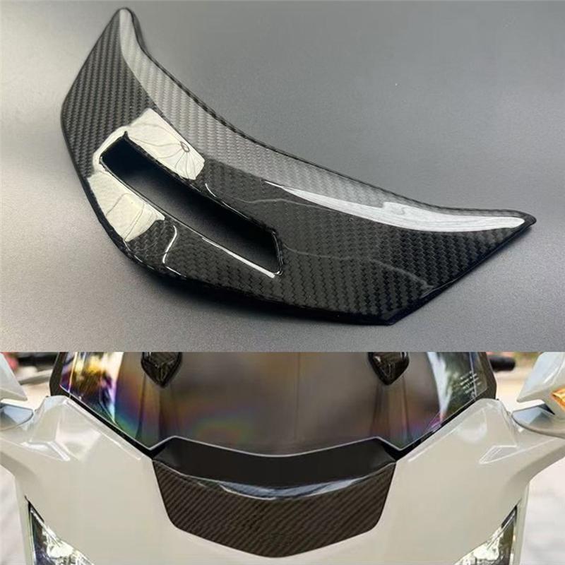 Precise Motorcycle Accessories Carbon Fiber Fairing Head Cover Front Upper Cowl For Honda Goldwing Gold Wing GL1800 F6B 2018+