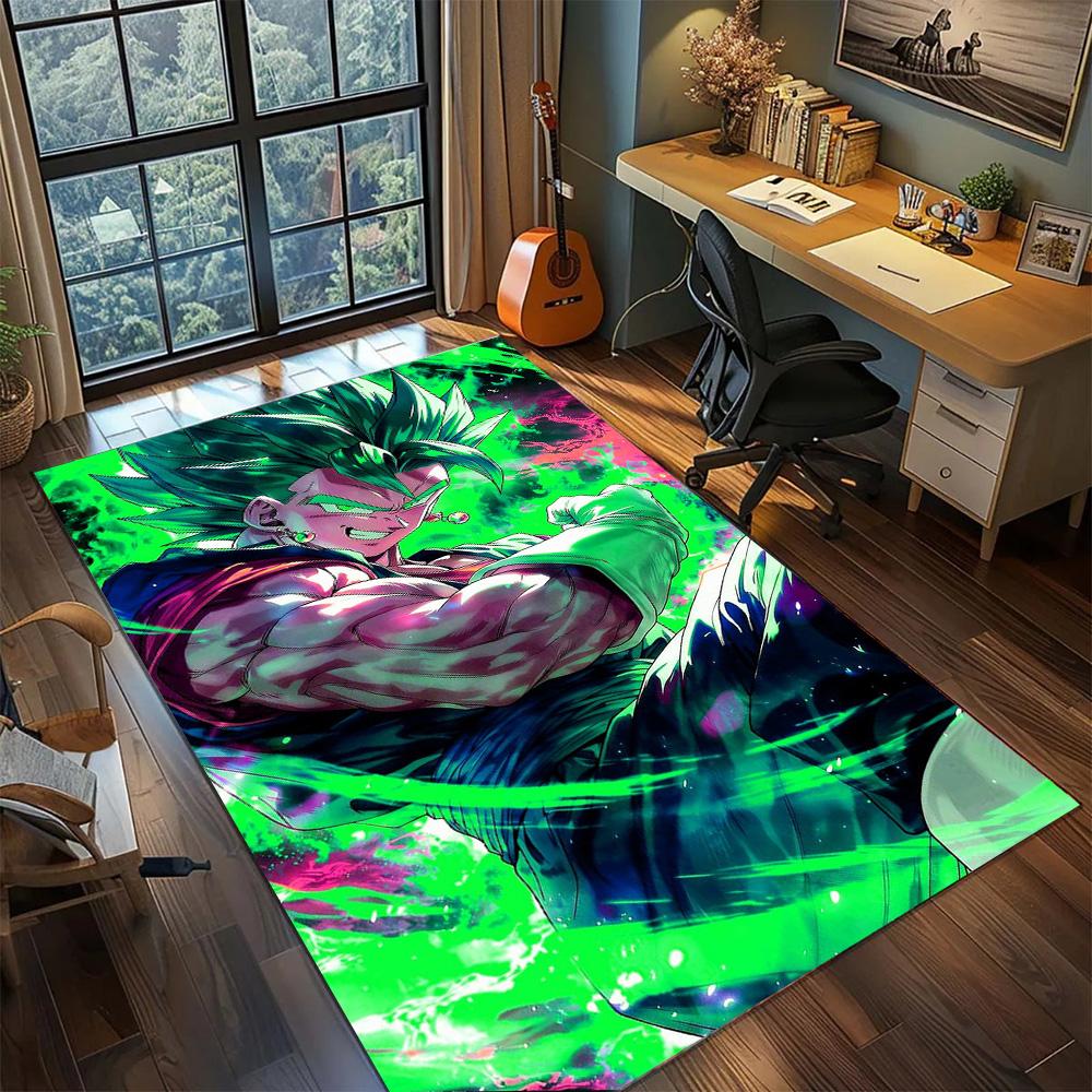 Goku Home Big Area Floor Mat, Non Slip Washable Carpet Rug Gamer Room Bedroom Interior Decor.-TING