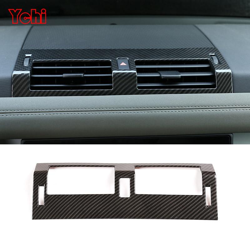 ABS Carbon Fiber For Land Rover Defender 110 2020-2026 Car Interior Modification Protection Cover Decorative Patch Accessories