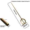 1Pcs Putty Powder Coating Paint Electric Mixer Rod Head  Mixing Rod Mixer Drill Paint Stirring Rod Mortar Mixing Paddle