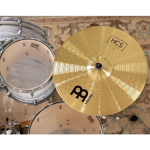 MEINL HCS Series Cymbal Set: Complete Cymbal Set-up, 14" Hihat, 16" Crash, and 20" Ride, HCS 141620