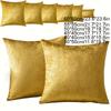 1 Pezzo Decorazione Casa Lusso Super Morbido Velluto Sintetico Rettangolare Federa per Cuscino per Divano/Letto/Soggiorno 45x45cm/17.7x17.