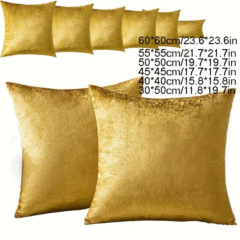 1 Pezzo Decorazione Casa Lusso Super Morbido Velluto Sintetico Rettangolare Federa per Cuscino per Divano/Letto/Soggiorno 45x45cm/17.7x17.