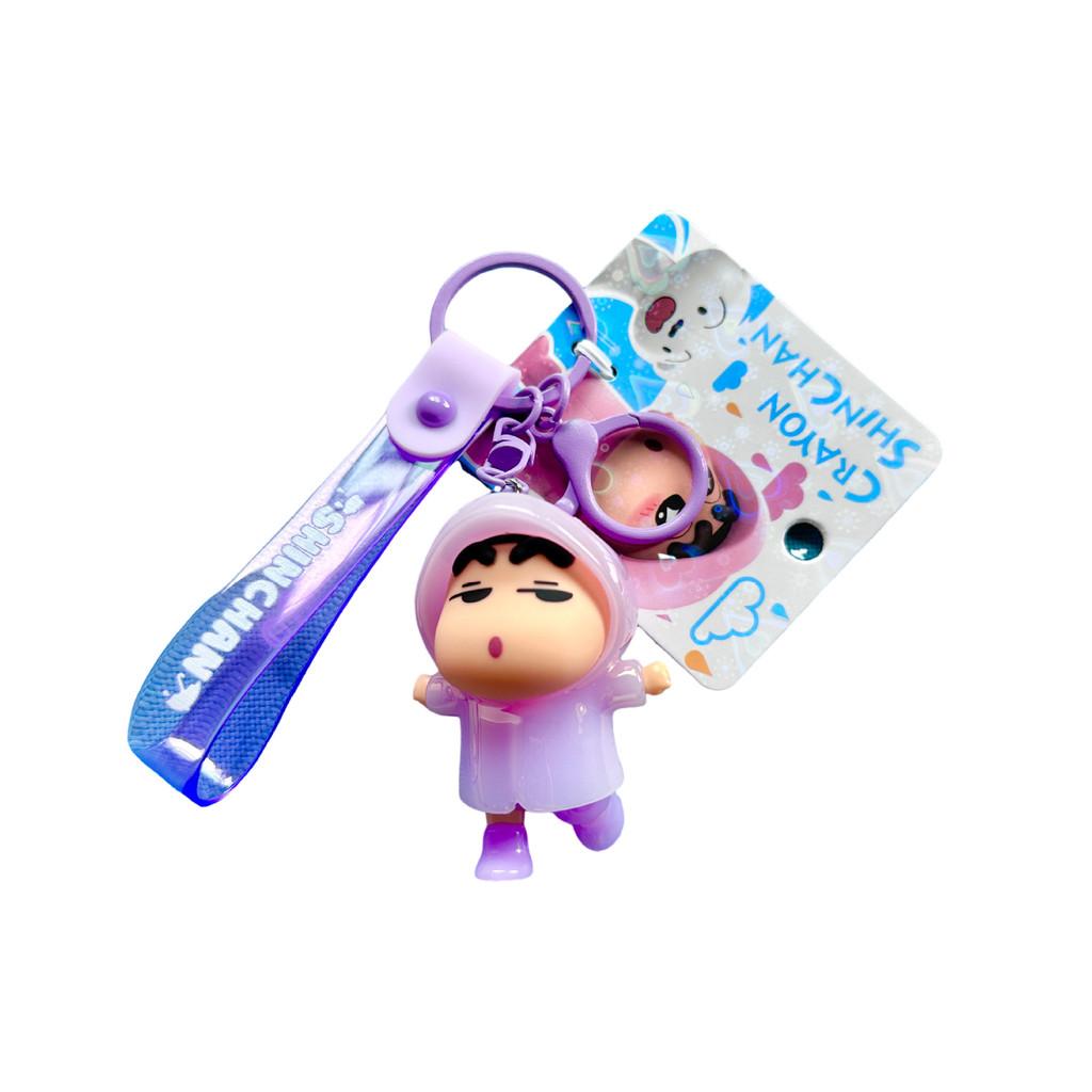 Crayon Colorful Shinchan Raincoat Keychain Accessories For Couples And Gifts Friends