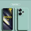 Poco F6 PocoF6 Pro Case Liquid Silicone Phone Cases For Xiaomi Poco F6 Poco F 6 F6Pro PocoF6 Pro Soft Cover Accessories