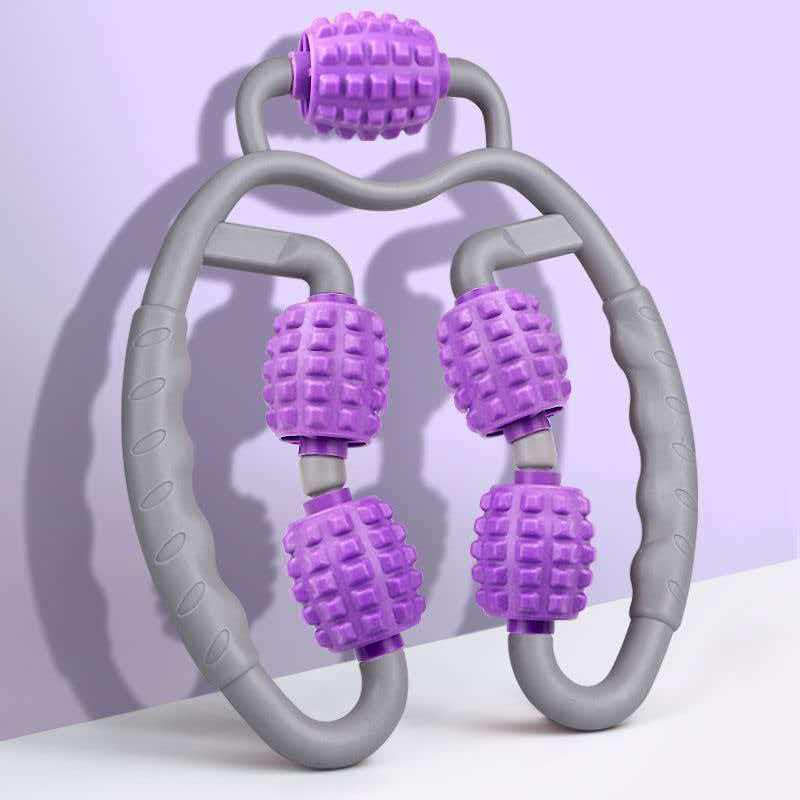 5-Wheel Calf Roller & Muscle Massager for Fitness Relaxation