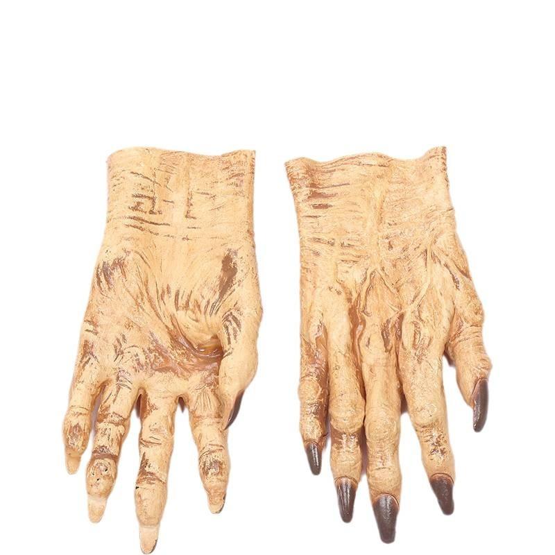 Spooky Alien Gloves Latex Halloween Party Costume Props Realistic Design