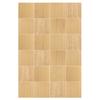 48Pcs 1/12 Dollhouse Mini Adhesive Floor Tiles Dollhouse Square Floorboard Decoration Dolls House Home Accessories