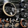 Car Steering Wheel Cover No Inner Ring Breathable Car Steering Wheel Cover Mesh Cloth All-Season Comfortable Auto Accessory