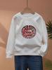 Autumn/Winter Unisex Warm Velvet Sweatshirt with Chinese-Style Embroidery Design