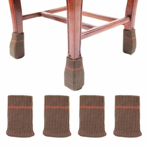 Ifukens Chair Socks, Anti-Slip Chair Leg Covers, Japanese Style Double Knit Chair Leg Caps, Furniture Protection Pads, Prevents Noise and Floor Scratc