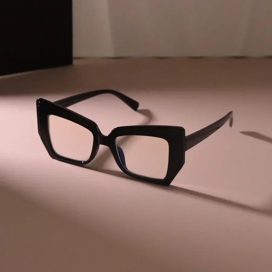 Large Square Frame Anti Blue Light Glasses Retro Classic Men Women Computer Gaming Eye Protection Spectacles