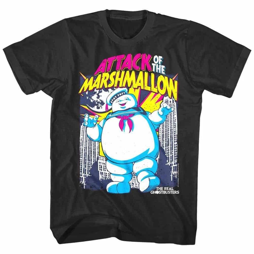 Ghostbusters Attack of the Marshmallow Man Men s T Shirt XL