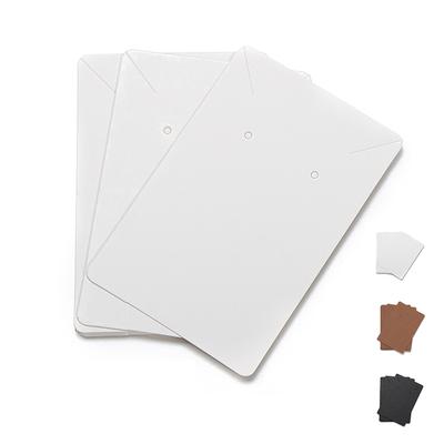 100 Pcs Earring Cards 6x9cm Blank Kraft Paper Tag with 100 OPP Bags for Displaying Necklaces Bracele