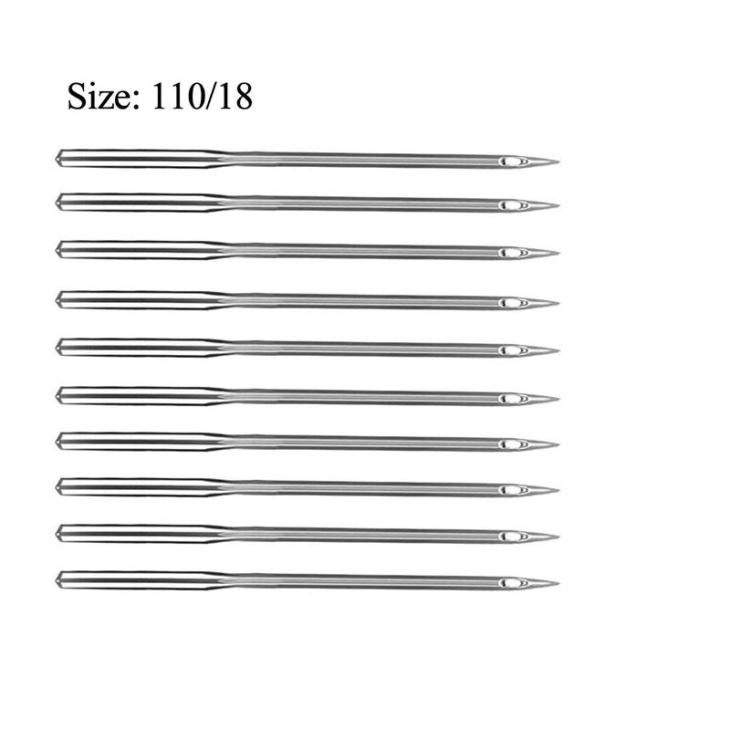 10Pcs Sewing Machine Needles Universal Heavy Duty #9 #11 #14 #16 #18 For Singer Brother Janome