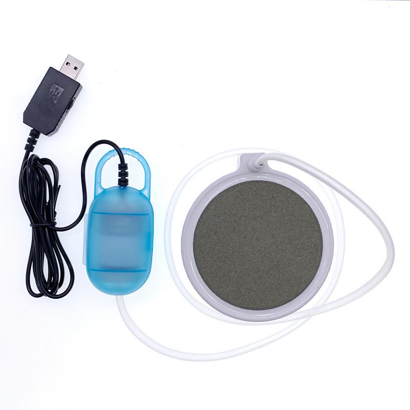 Ultra-Quiet Nano USB Oxygen Pump for Fish Tanks with Adjustable Airflow