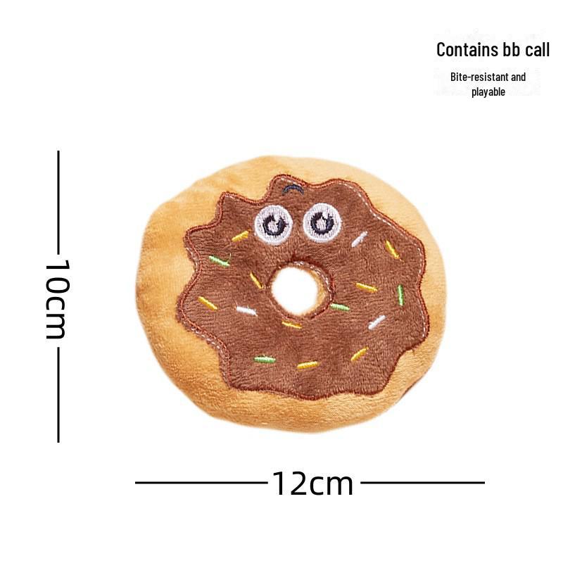 

Прочная игрушка для собак «Пончик» с пищалкой — устойчивая к укусам и развлекательная See Size Details