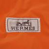 Hermes Domestic Genuine Nylon H Motif W-zip Collarless Quilted Jacket Jacket 48 Gray X orangeUsed