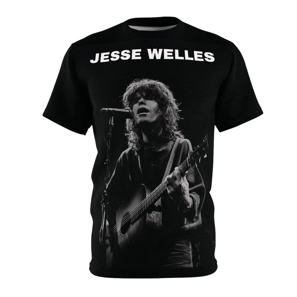 Jesse Welles Folk Rock Singer All-Over Print Tee Shirt