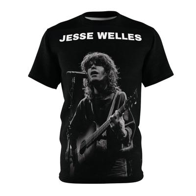 T-shirt à imprimé intégral Jesse Welles Chanteur Folk Rock