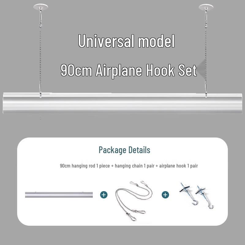 Aluminum Alloy Shopping Mall Hanging Poster & Flag Pole Holder
