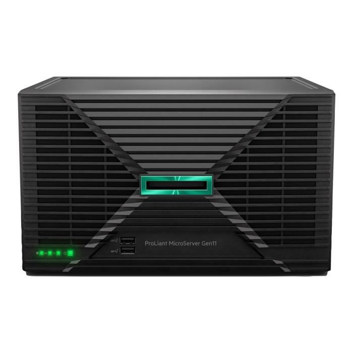 Serveur - Hewlett Packard Enterprise - HPE ProLiant MicroServer Gen11 - Xeon E-2434 - 32 Go RAM - 2 X 4 To HDD
