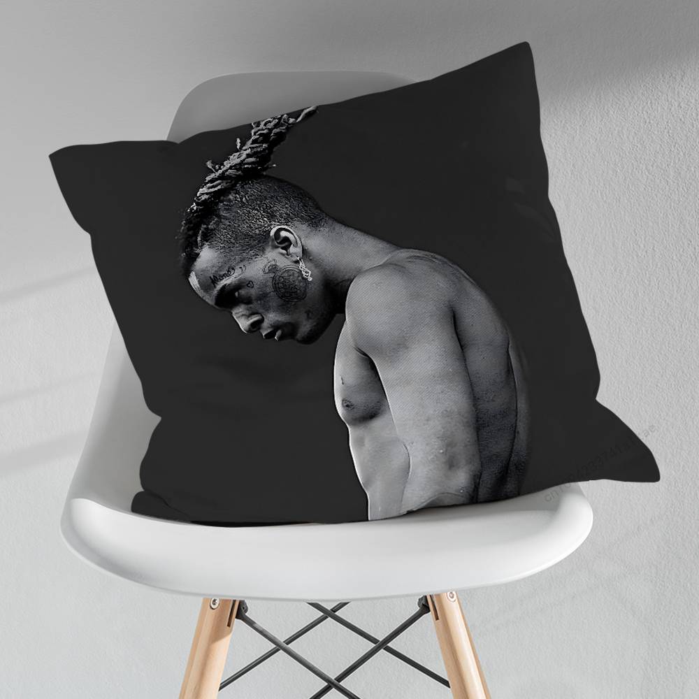 Rap XXxxtentacion Singer Various Sizes Square Pillow Case For Car Home Bedchamber Decor Birthday Gift