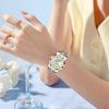 Diamond Watch For Women Creative Steel Waterproof Luminous Ladies Wristwatch Casual Fashion Sports Quartz Chronograph