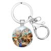 Dinosaur Keychain Pendant: T-Rex, Pterodactyl, Diplodocus, Spinosaurus with Metal Lobster Clasp - Popular European & American Design