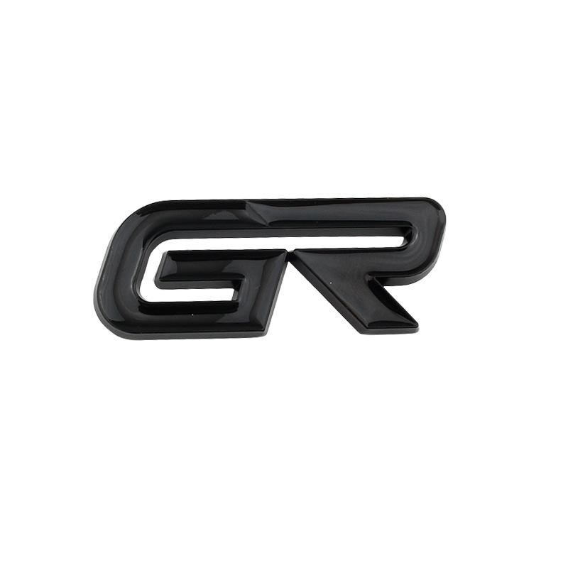 

1Pc Car GR Logo Emblem Badge Stickers Decals Labeling For GR Sport Gazoo Racing Yaris Corolla Hilux Supra C-HR 86 Accessories