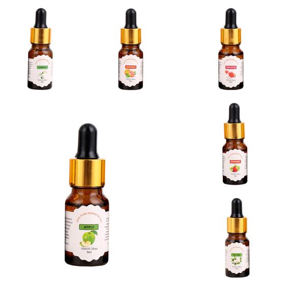 10ml/Bottle Fruit Aromatherapy for Plant Essential Oil Fragrance Lamp Humidifier