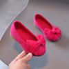 Children's Leather Shoes Sweet Chic Bowknot Ballet Flats for Girls Fashion Soft Versatile Kids Causal Princess Loafers Elegant
