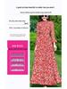 Floral Chiffon Long Sleeve Maxi Dress for Women - Spring/Autumn Slim Fit