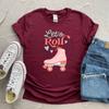 Lets Roll Shirt Fun Roller Skate Shirts Retro Summer Kid Tshirt 80s  Kid Tee 90s Kid Tees Women Summer Retro Short Sleeve Tops
