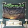 Гобелен с логотипом Korda Fishing Настенный гобелен Эстетичный домашний декор Гобелены для гостиной спальни