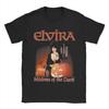 Elvira Mistress of The Dark Kürbis Halloween Unisex T-Shirts T-Shirt Kurzarm Rundhals T-Shirts 100% Baumwolle Klassische Oberteile