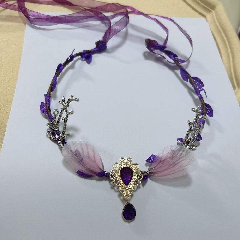 Fantasy Jewelry Elf Tiara Forest Theme Fantasy Headpiece Fairy Headband Outdoor Photo Shoots