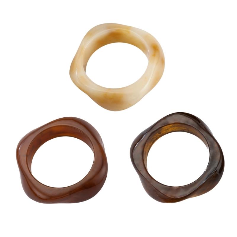 Trendy Adjustable Resin Bangle In Multiple Color Portable And Sturdy For Daily Wear