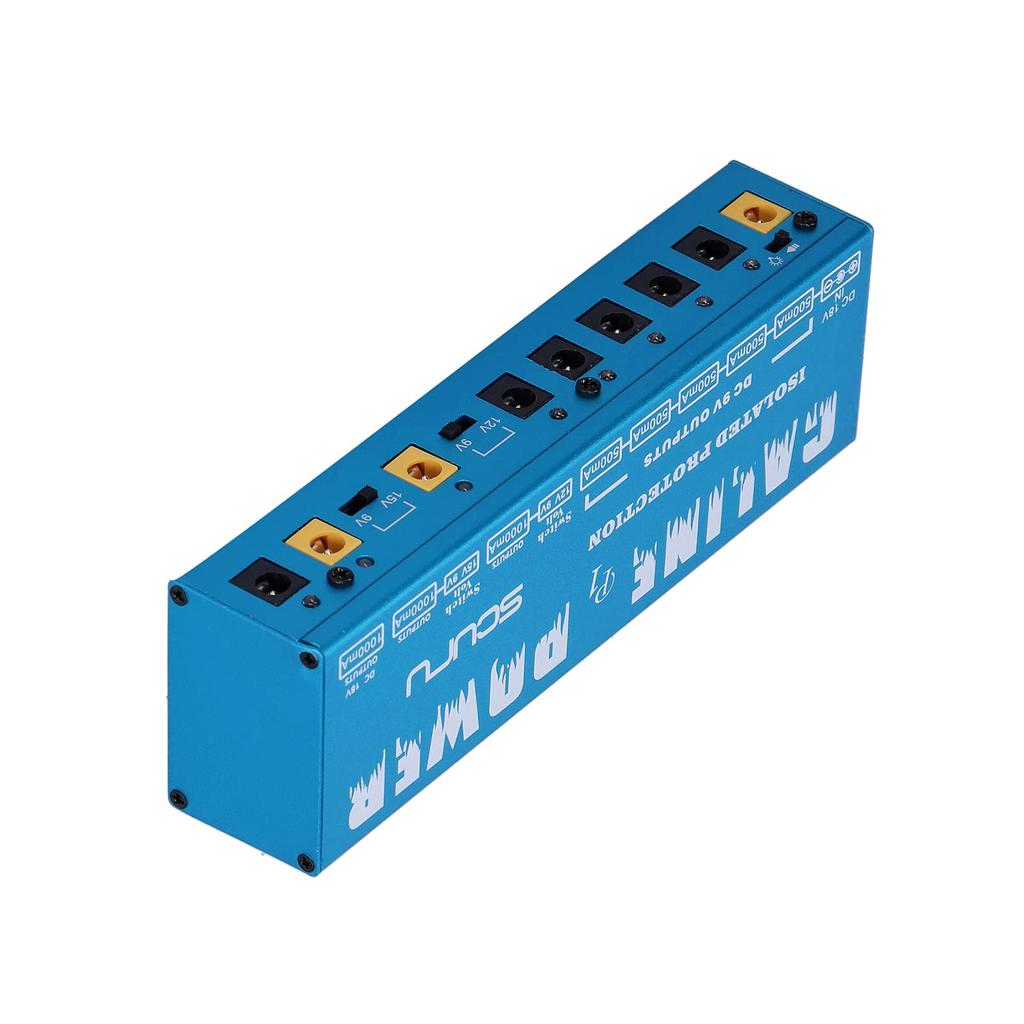Effect Pedal Power CP 05 Guitar Effect Pedal Power Supply P1 Effect Pedal Isolated Power Supply 100V 240V for Electric Guitars Supply, Multi-way (US